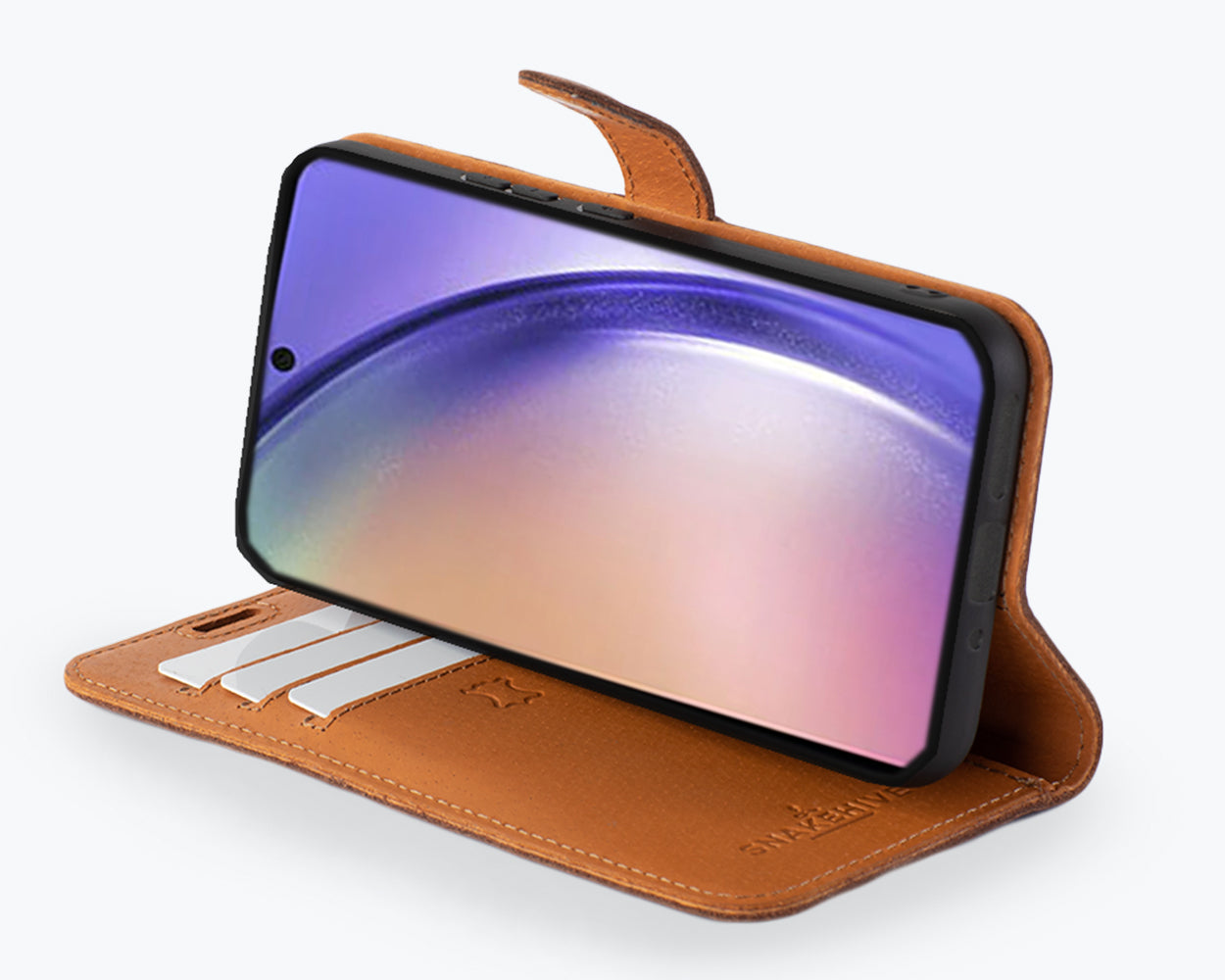 Samsung Galaxy A34 - Vintage Leather Wallet Phone Case