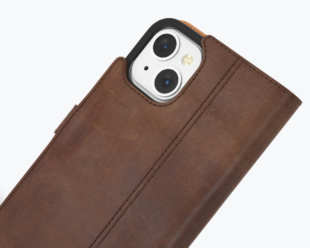 Apple iPhone 13 Mini - Vintage Leather Wallet Phone Case