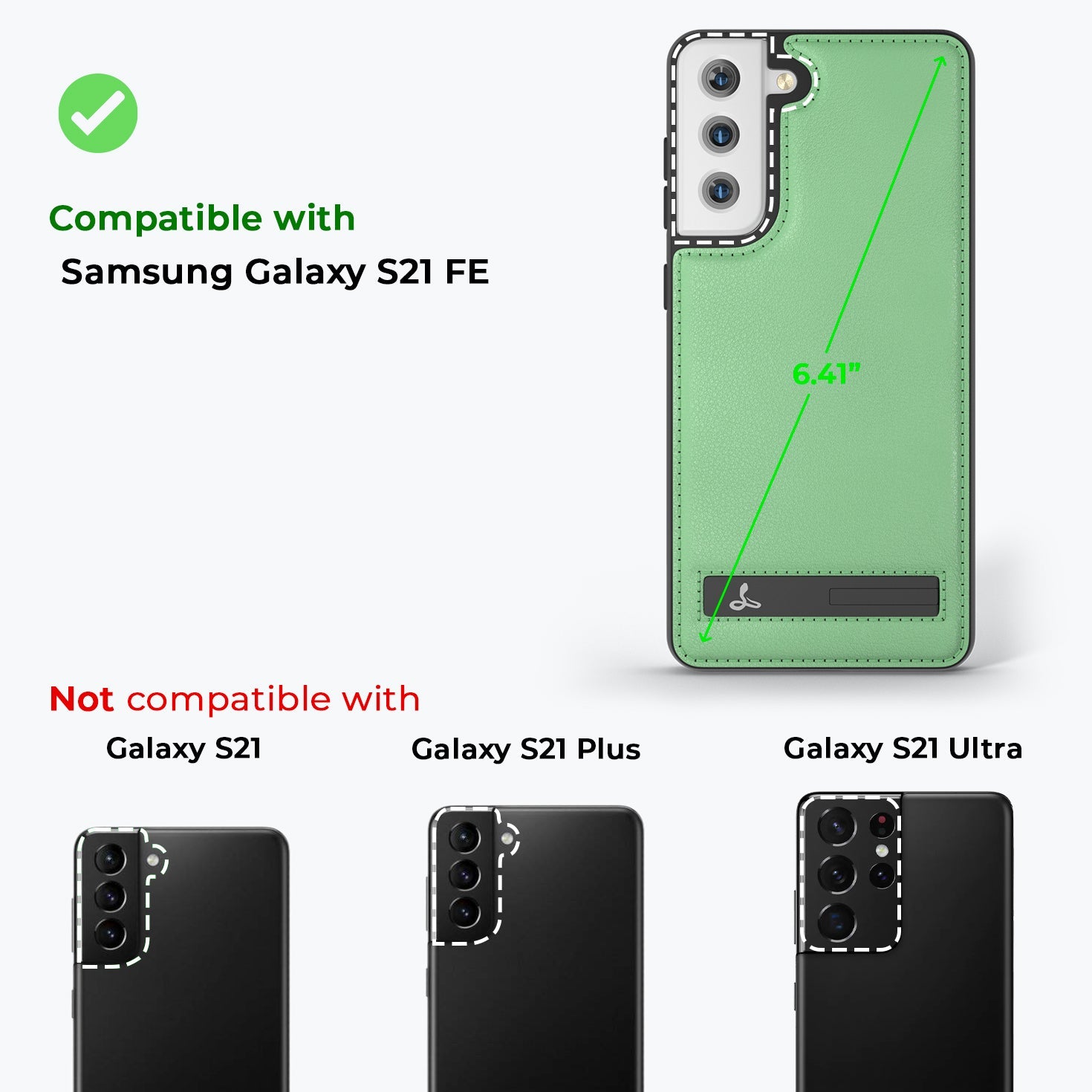 Samsung Galaxy S21 FE - Metro Leather Phone Case