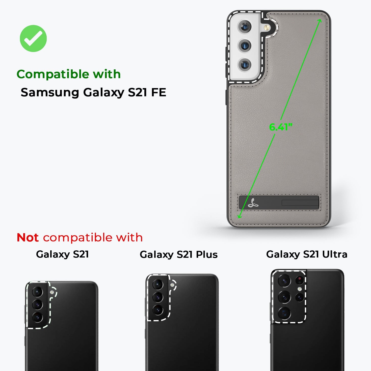 Samsung Galaxy S21 FE - Metro Leather Phone Case