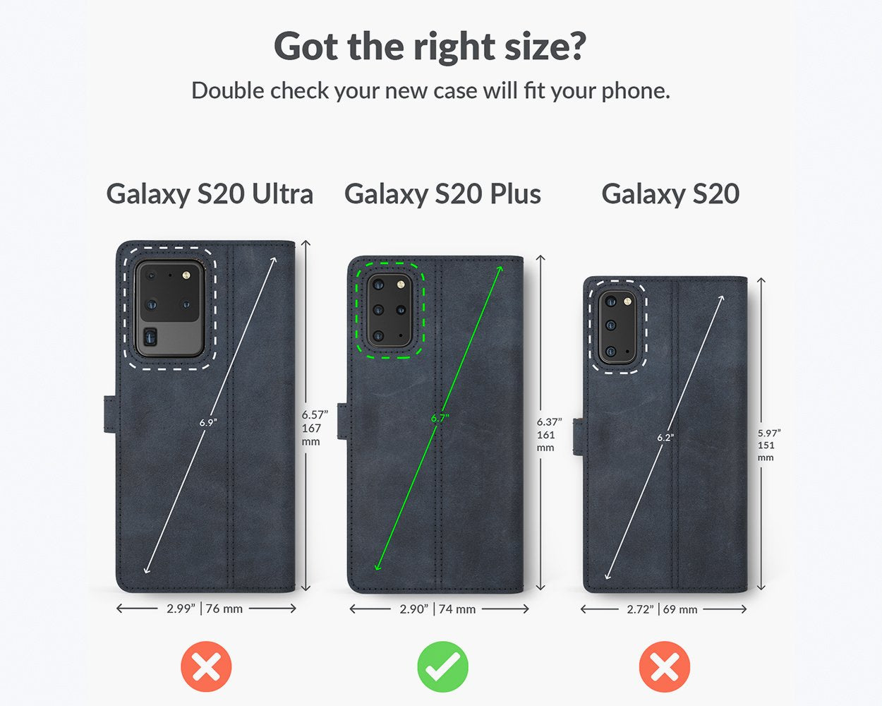 Samsung Galaxy S20 Plus - Vintage Leather Wallet Phone Case