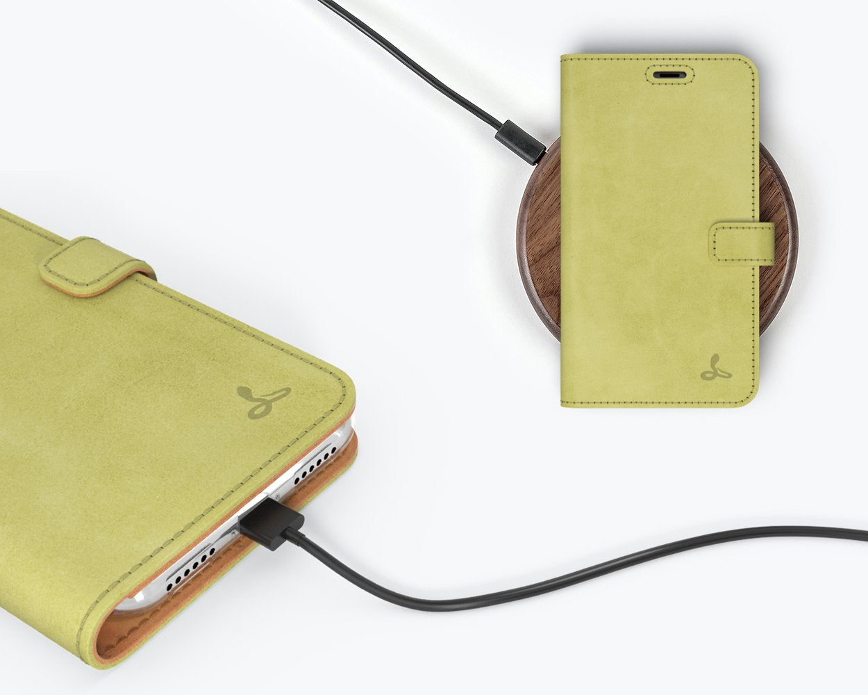 Apple iPhone X/XS - Vintage Leather Wallet Phone Case