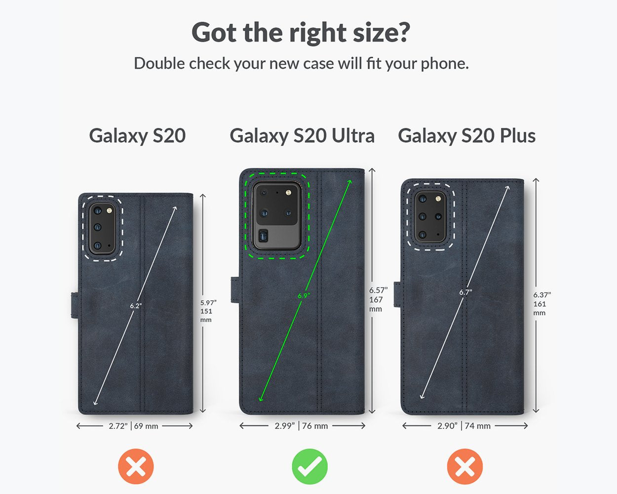 Samsung Galaxy S20 Ultra - Vintage Leather Wallet Phone Case