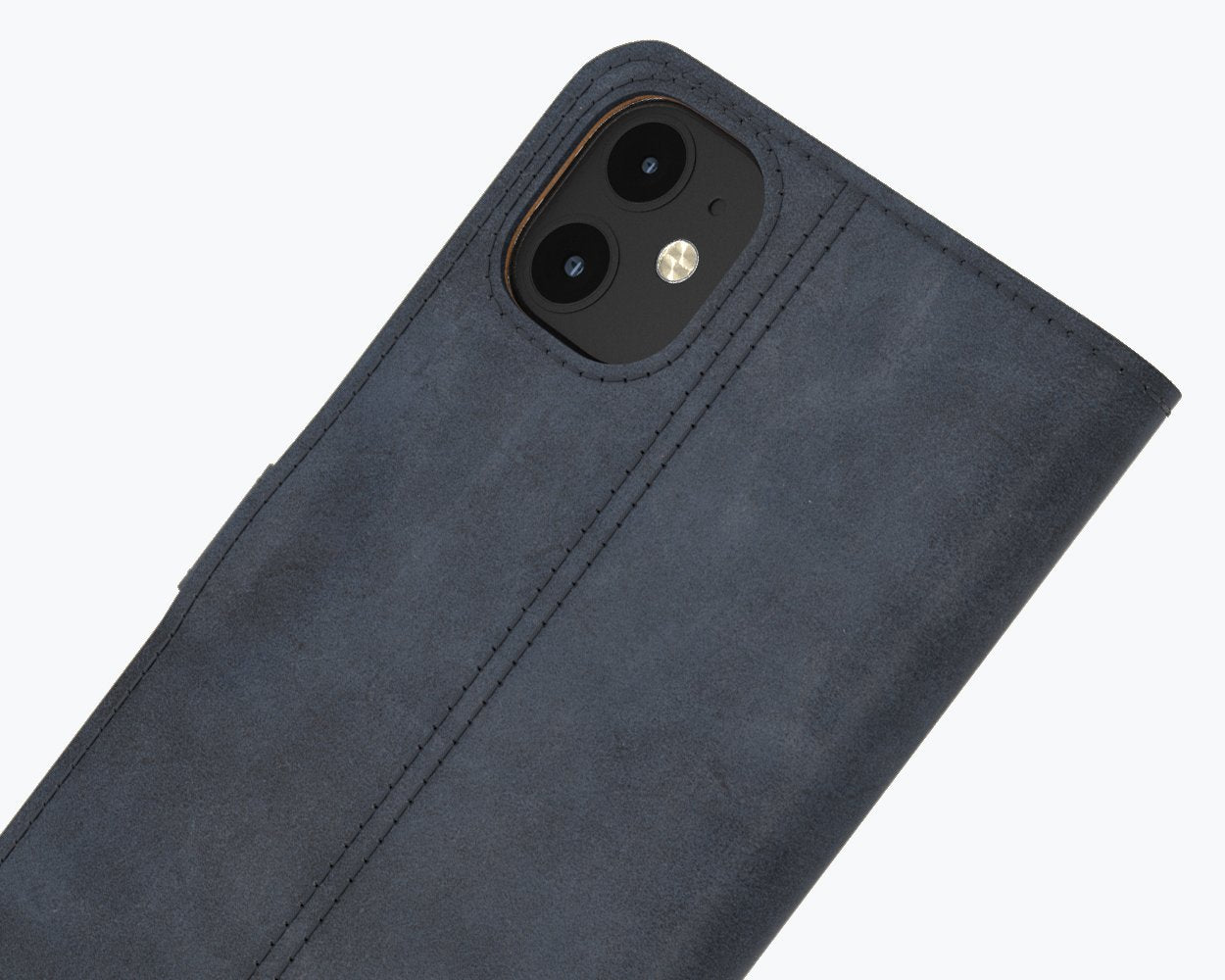 Apple iPhone 12 - Vintage Leather Wallet Phone Case