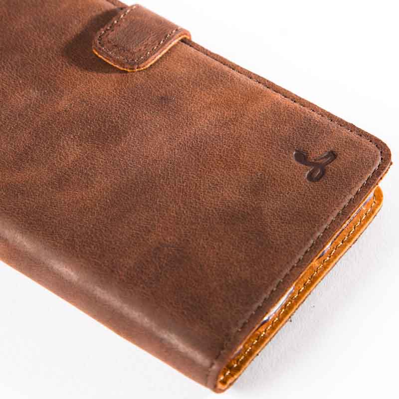 Apple iPhone 6/6S Plus - Vintage Leather Wallet Phone Case