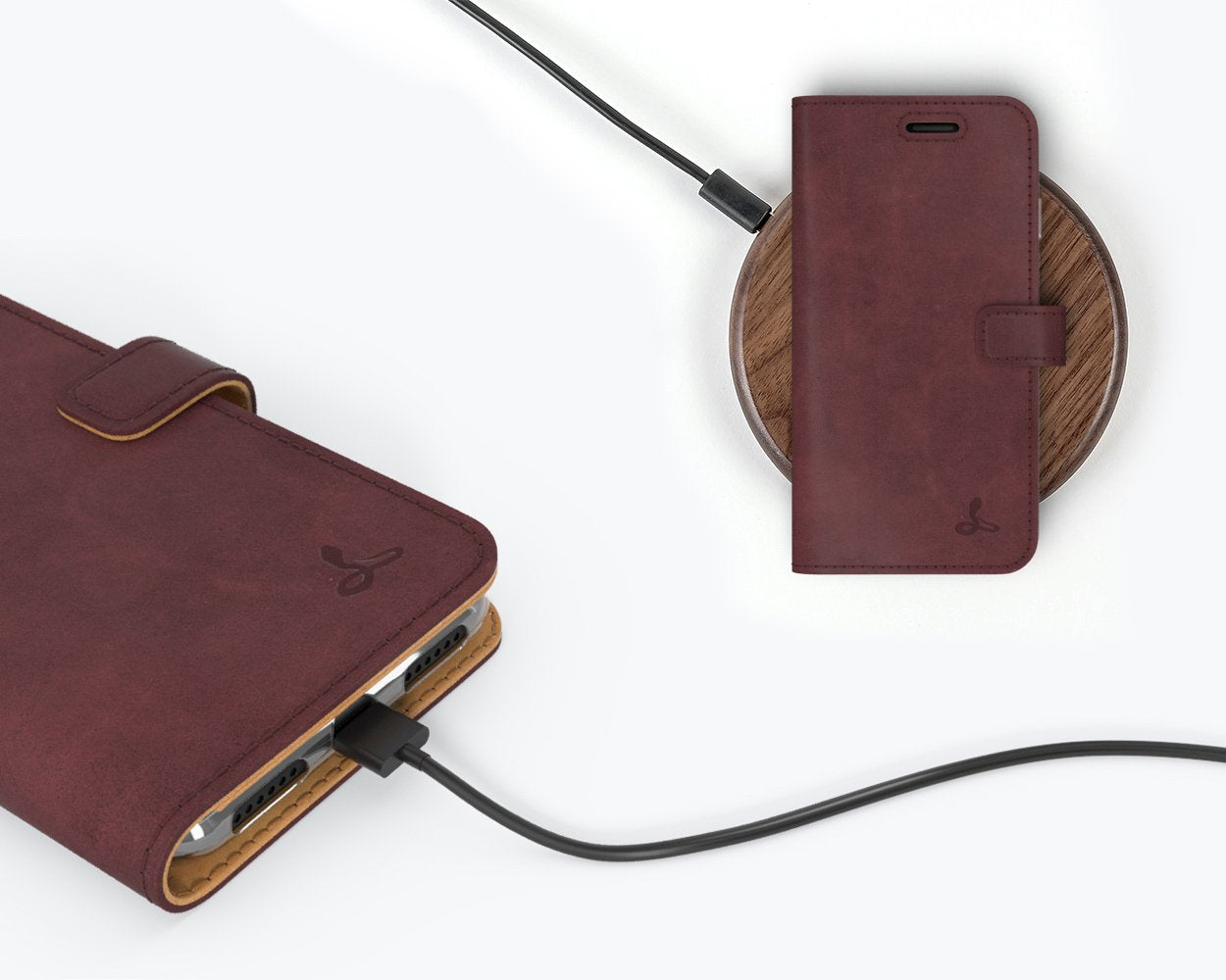 Apple iPhone SE (2020) / SE (2022) - Vintage Leather Wallet Phone Case