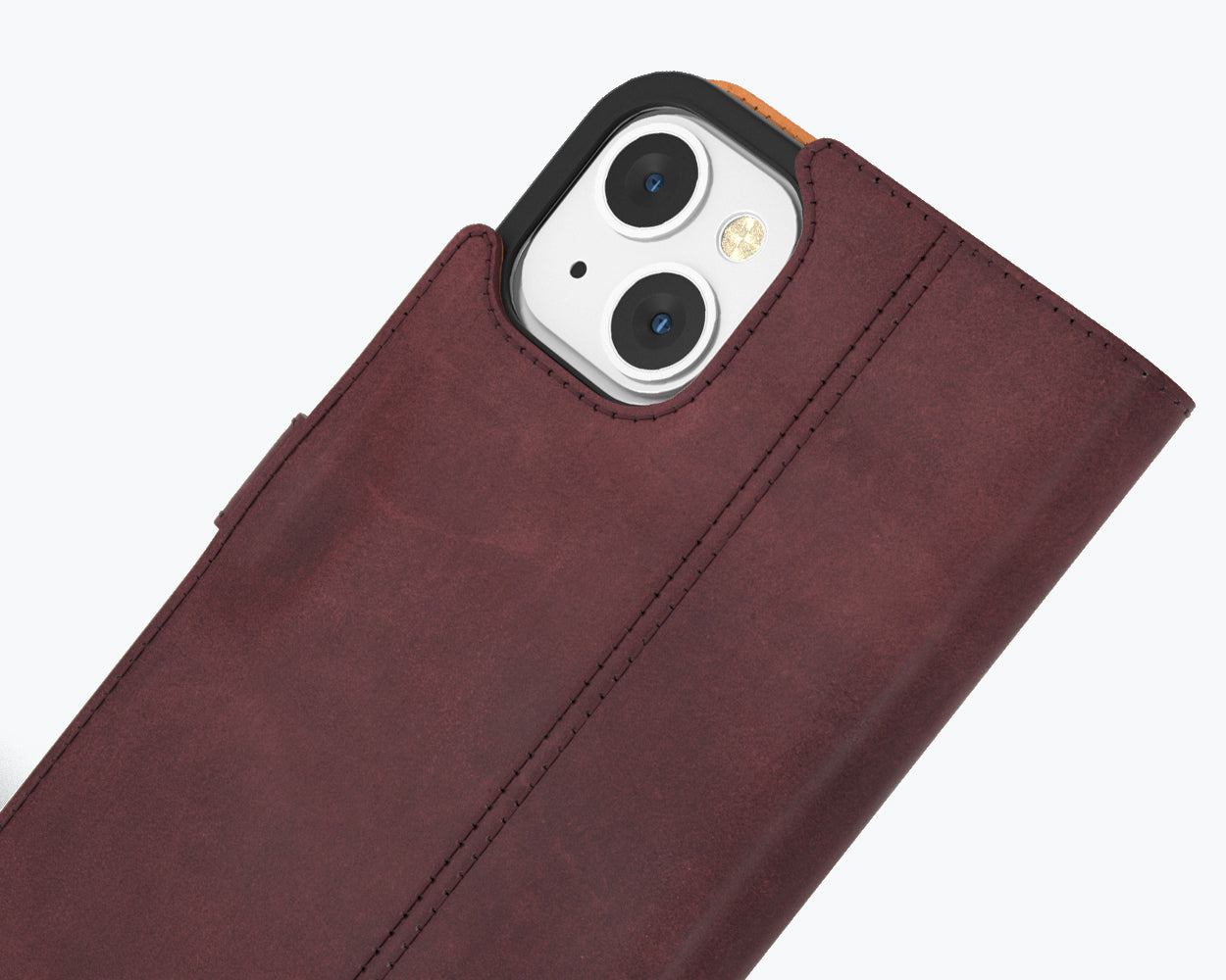 Apple iPhone 13 - Vintage Leather Wallet Phone Case