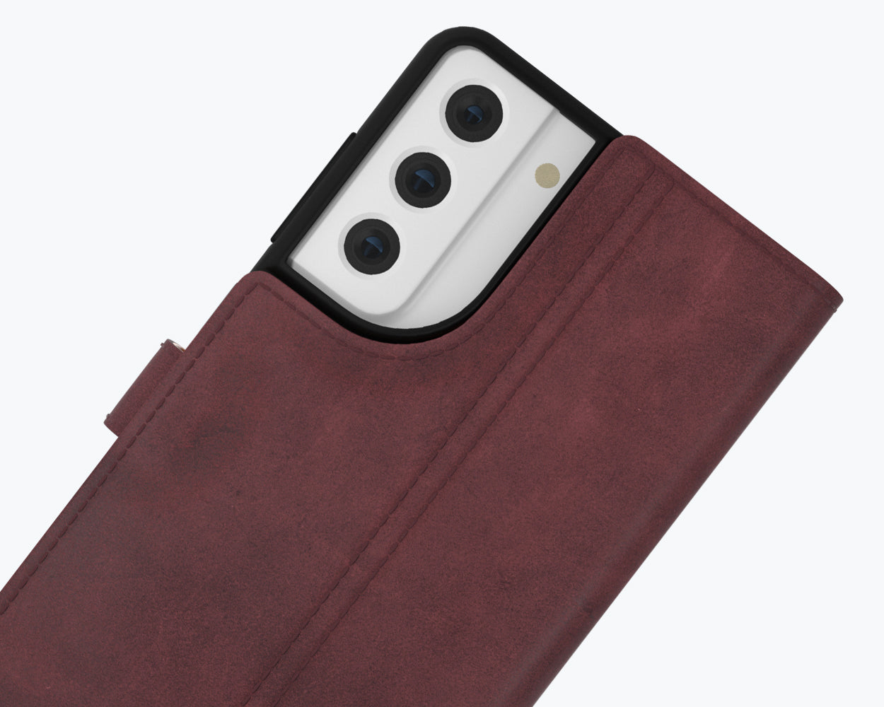 Samsung Galaxy S21 FE - Vintage Leather Wallet Phone Case