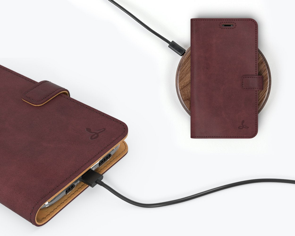 Apple iPhone 11 Pro Max - Vintage Leather Wallet Phone Case