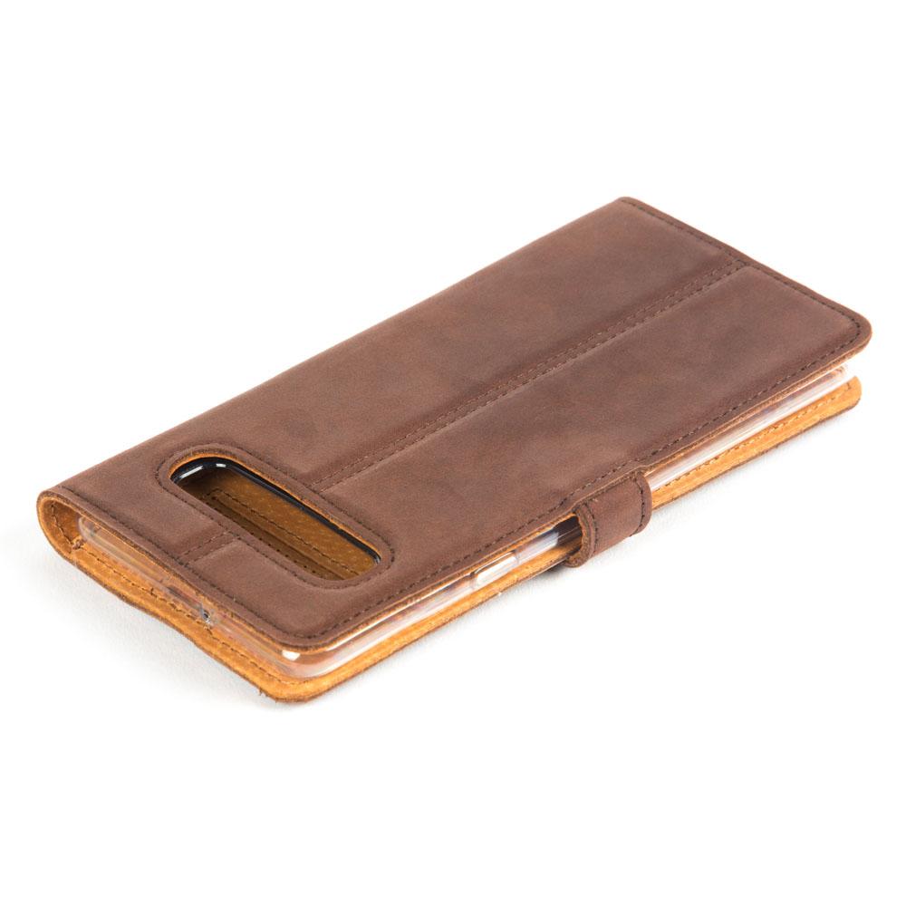 Samsung Galaxy S10 E - Vintage Leather Wallet Phone Case