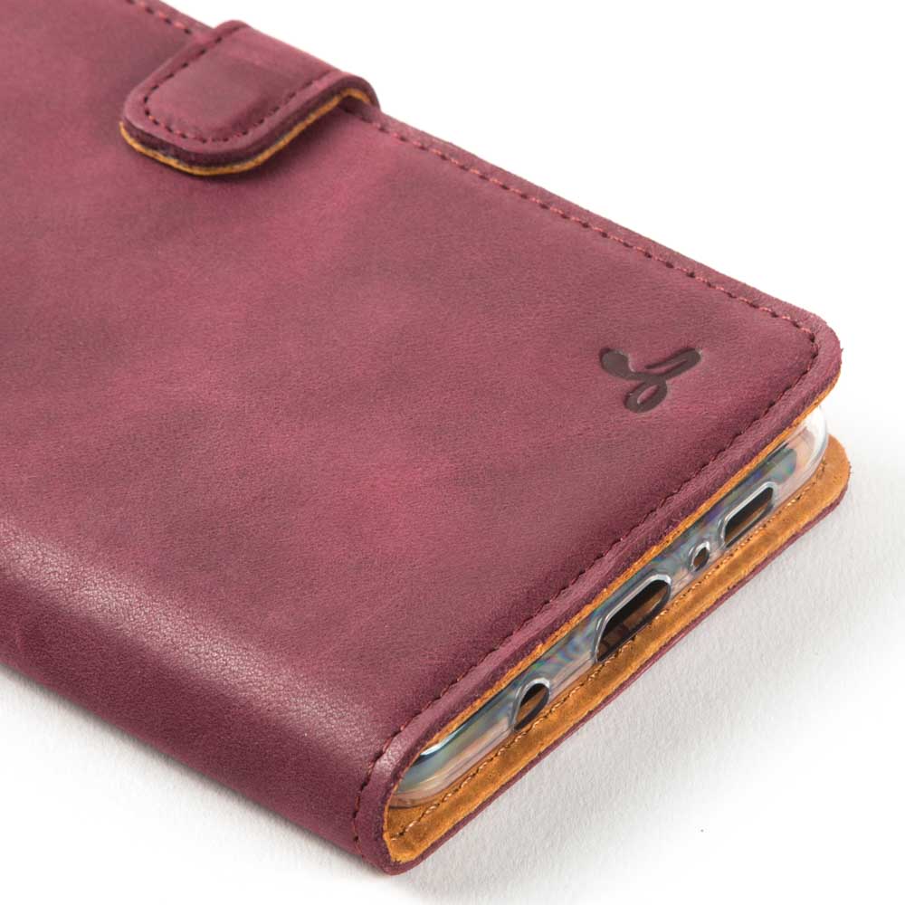 Samsung Galaxy S10 - Vintage Leather Wallet Phone Case