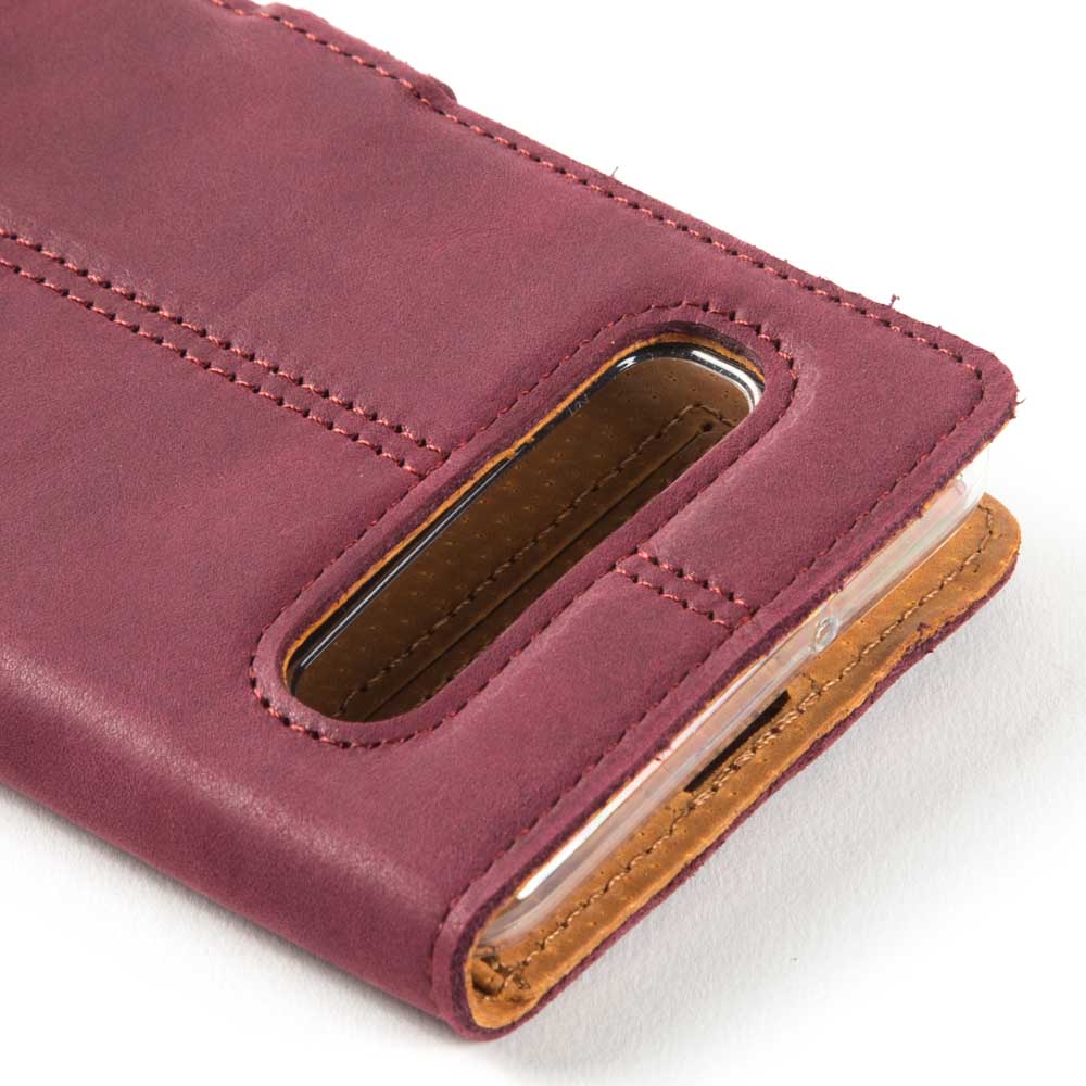 Samsung Galaxy S10 - Vintage Leather Wallet Phone Case
