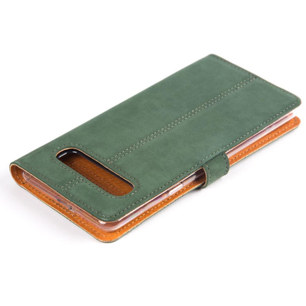 Samsung Galaxy S10 - Vintage Leather Wallet Phone Case