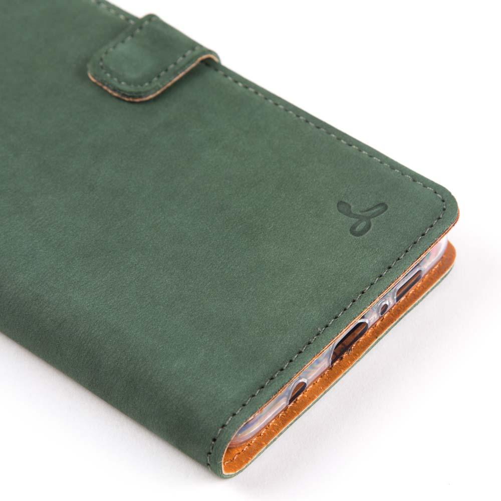 Samsung Galaxy S10 - Vintage Leather Wallet Phone Case