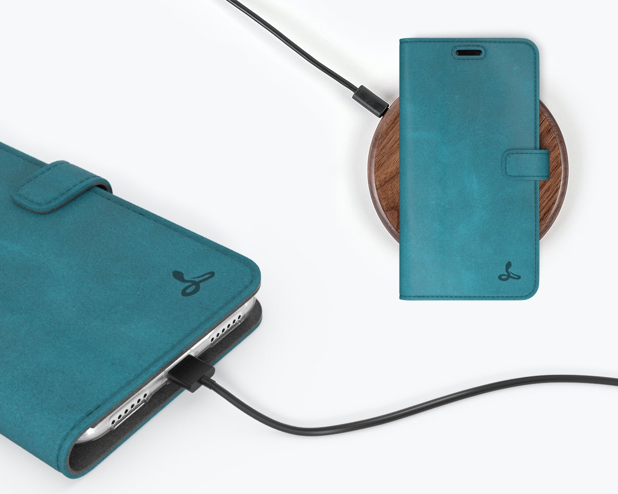 Apple iPhone XR - Vintage Leather Wallet Phone Case