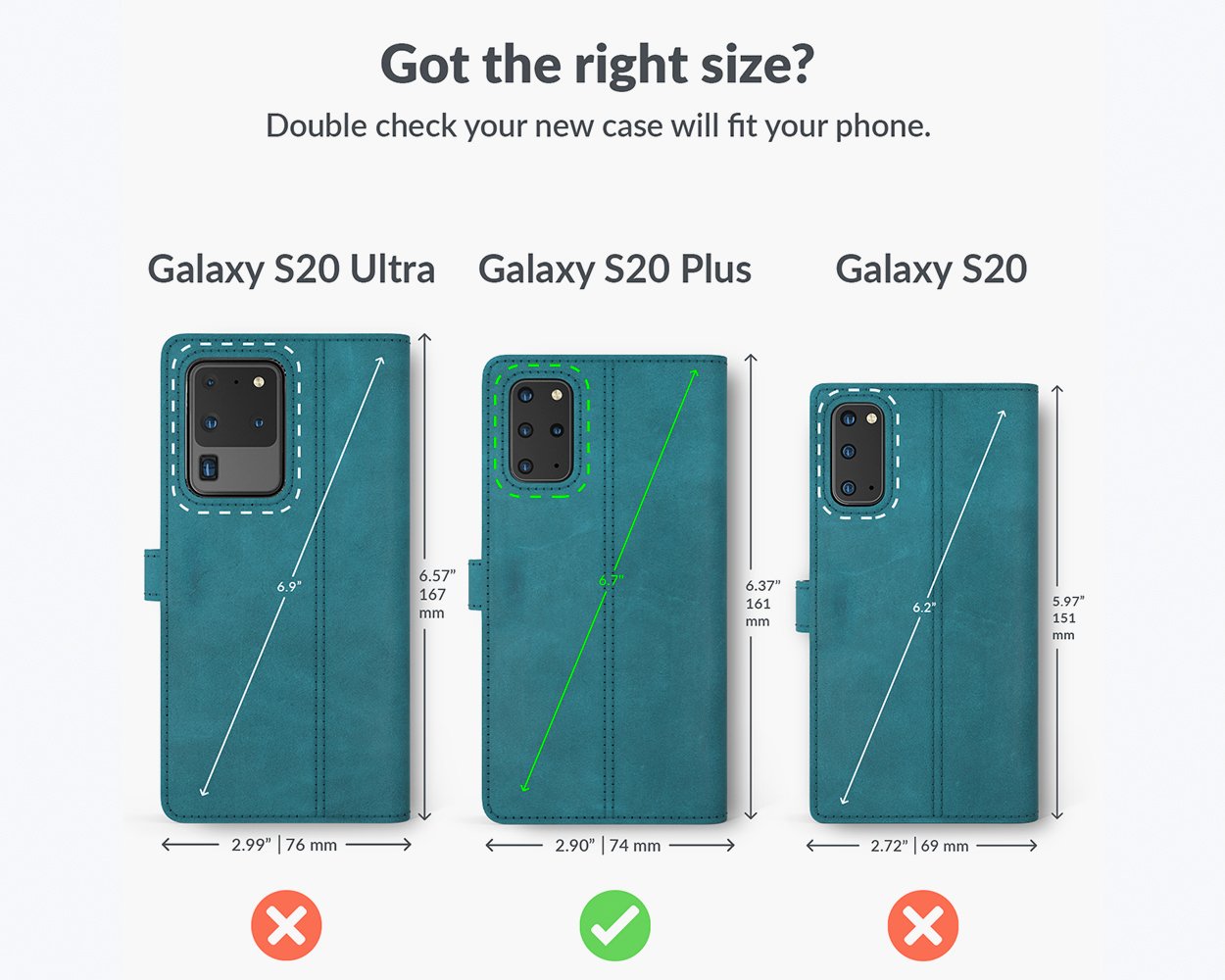 Samsung Galaxy S20 Plus - Vintage Leather Wallet Phone Case