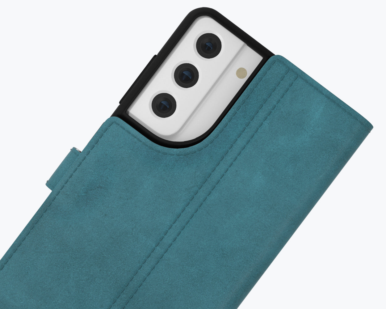 Samsung Galaxy S21 FE - Vintage Leather Wallet Phone Case