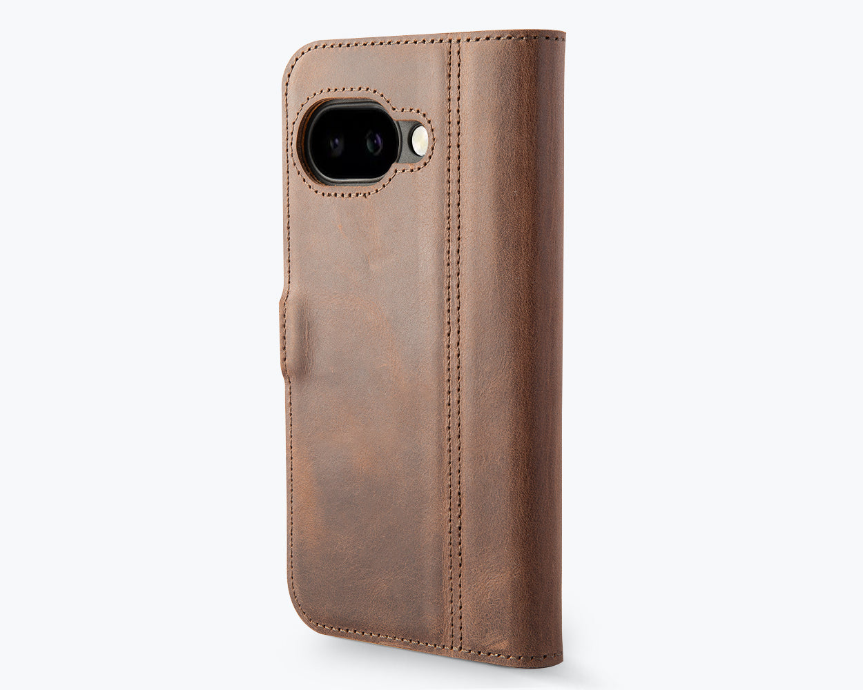 Google Pixel 9A - Vintage Leather Wallet Phone Case