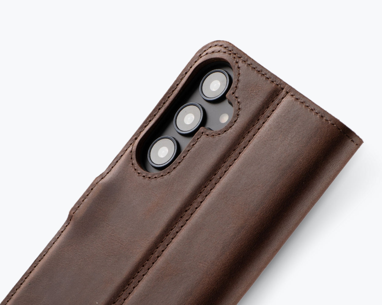 Samsung Galaxy A35 - Vintage Leather Wallet Phone Case