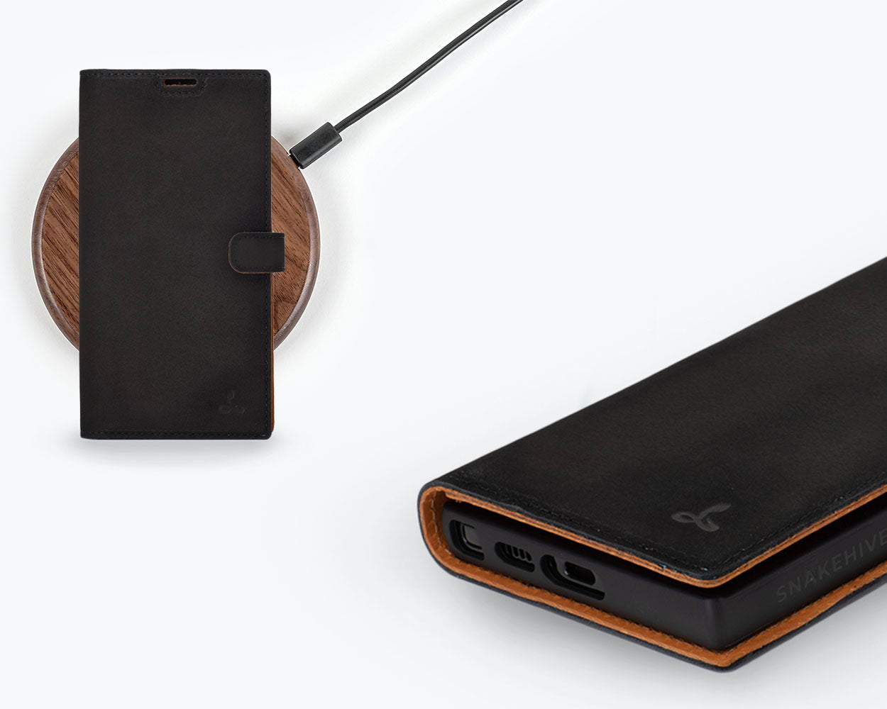 Samsung Galaxy S24 Ultra - Vintage Leather Wallet Phone Case