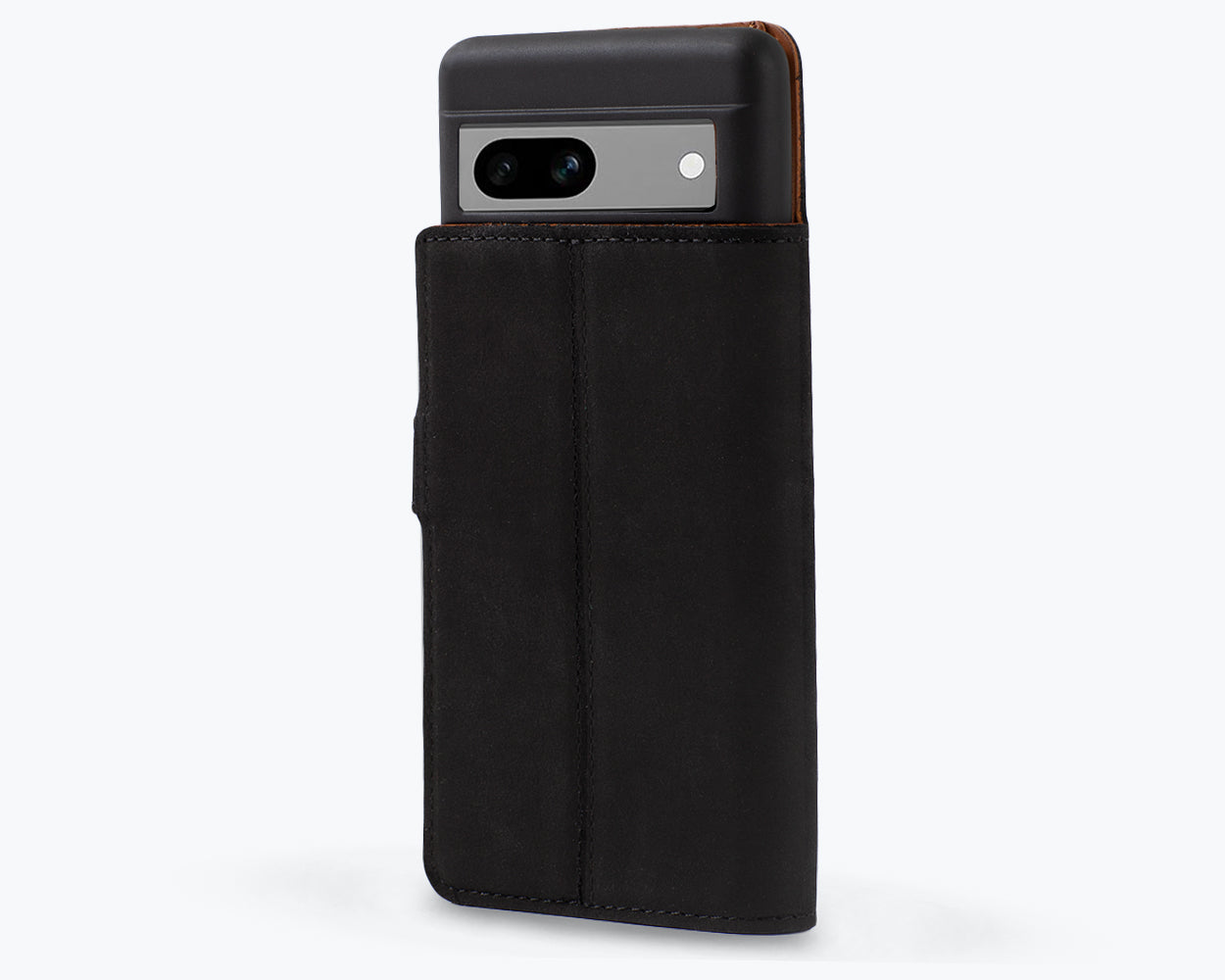 Google Pixel 7A - Vintage Leather Wallet Phone Case