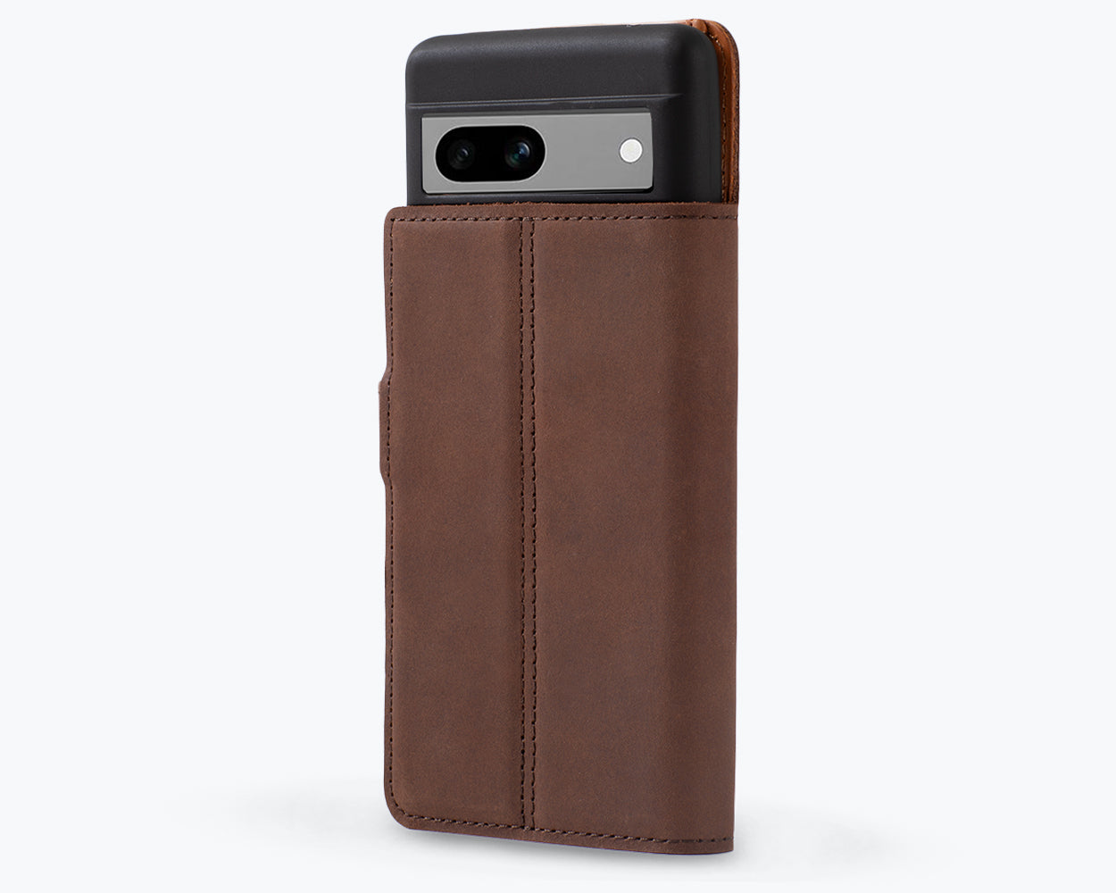 Google Pixel 7A - Vintage Leather Wallet Phone Case