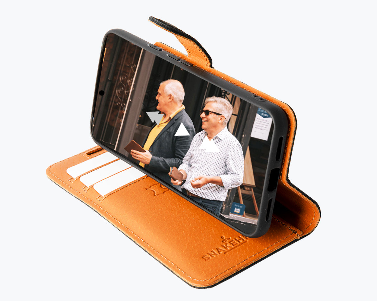 Google Pixel 8 Pro- Vintage Leather Wallet Phone Case