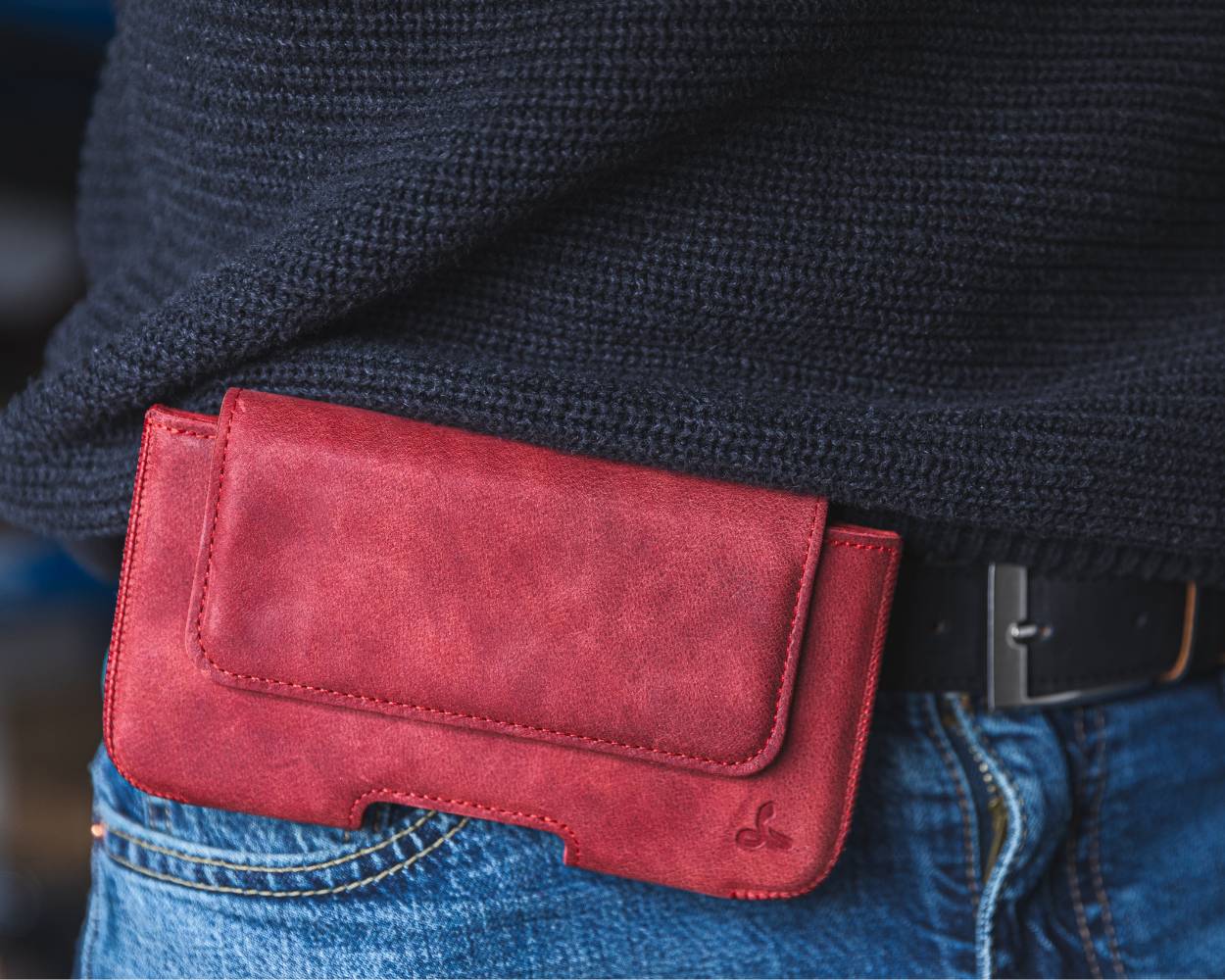 L - Vintage Belt Pouch