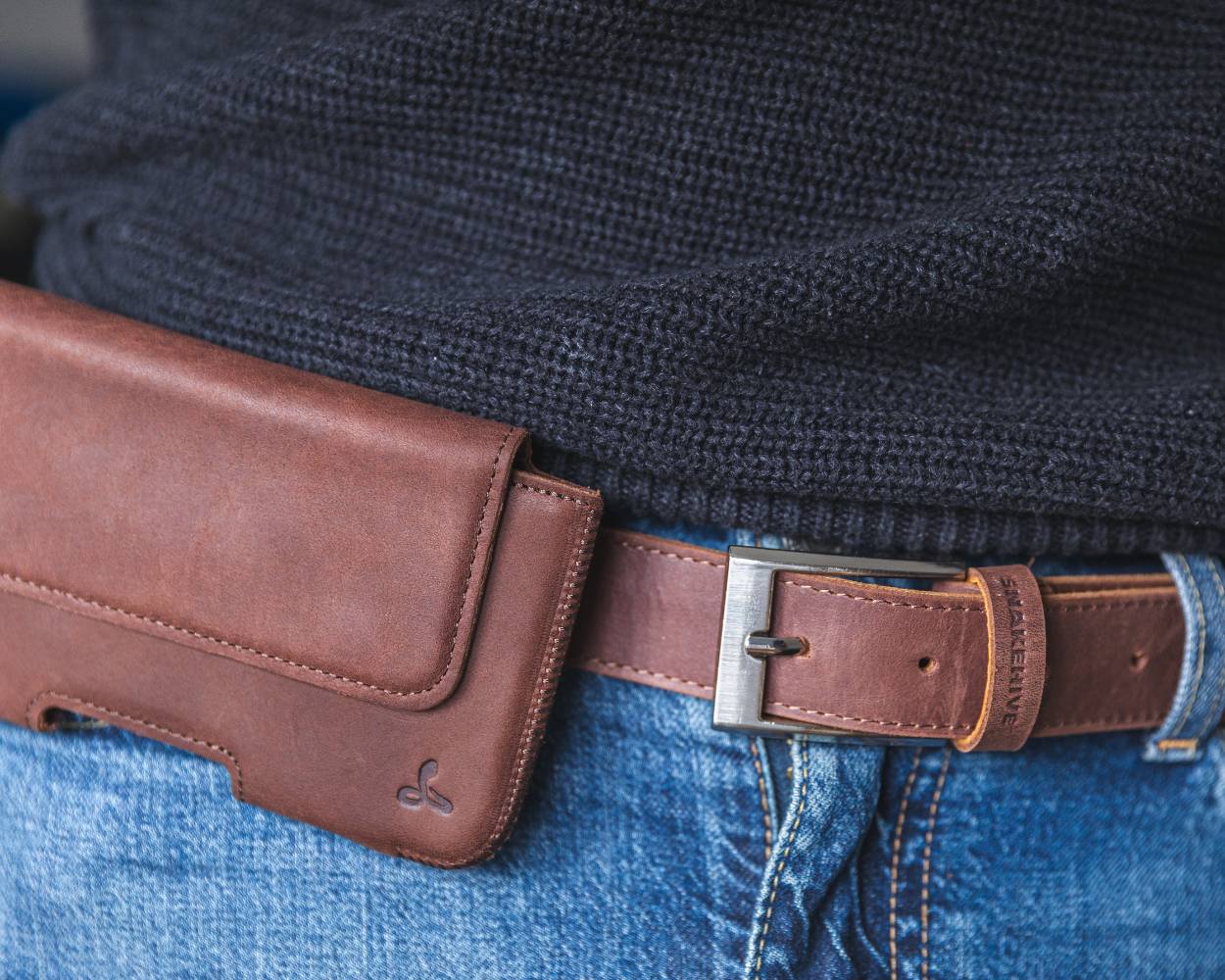 L - Vintage Belt Pouch