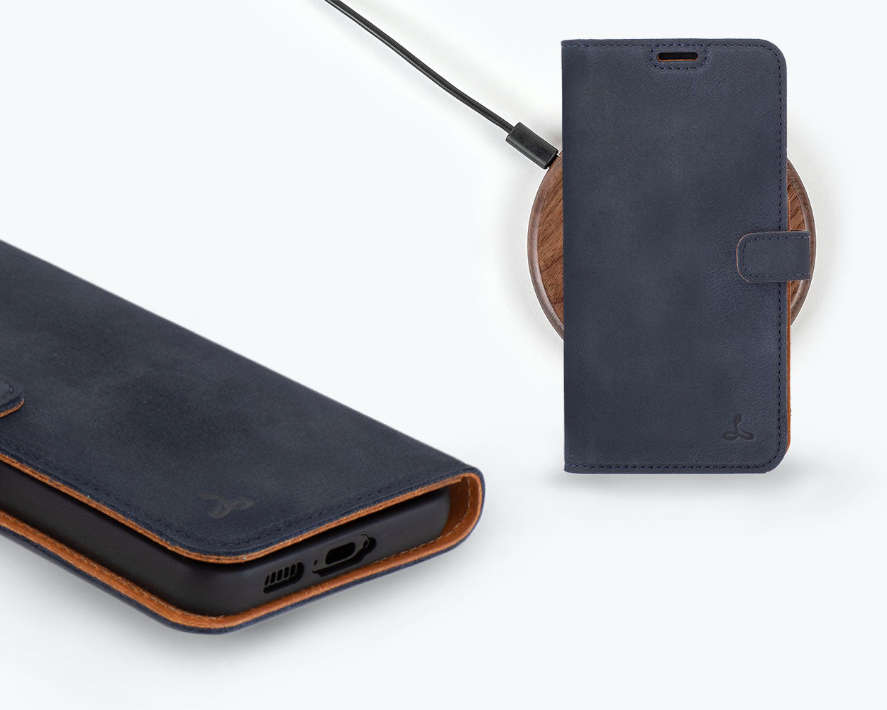 Samsung Galaxy S24 Plus - Vintage Leather Wallet Phone Case