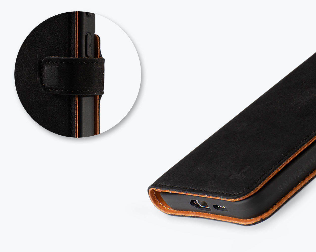 Samsung Galaxy S25 - Vintage Leather Wallet Phone Case