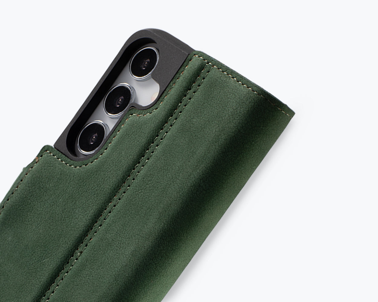 Samsung Galaxy S25 - Vintage Leather Wallet Phone Case