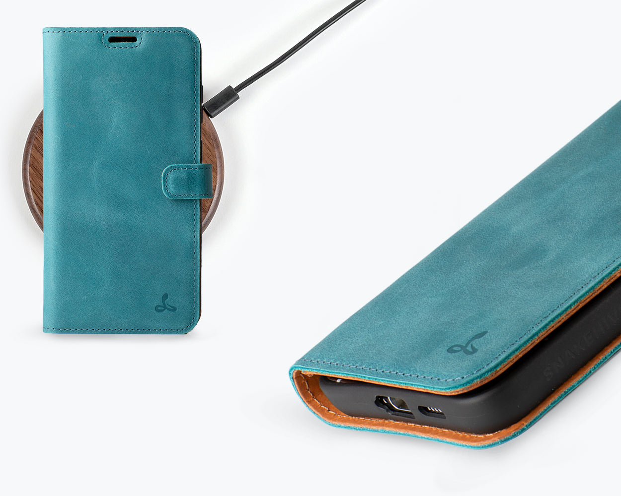 Samsung Galaxy S25 Plus - Vintage Leather Wallet Phone Case