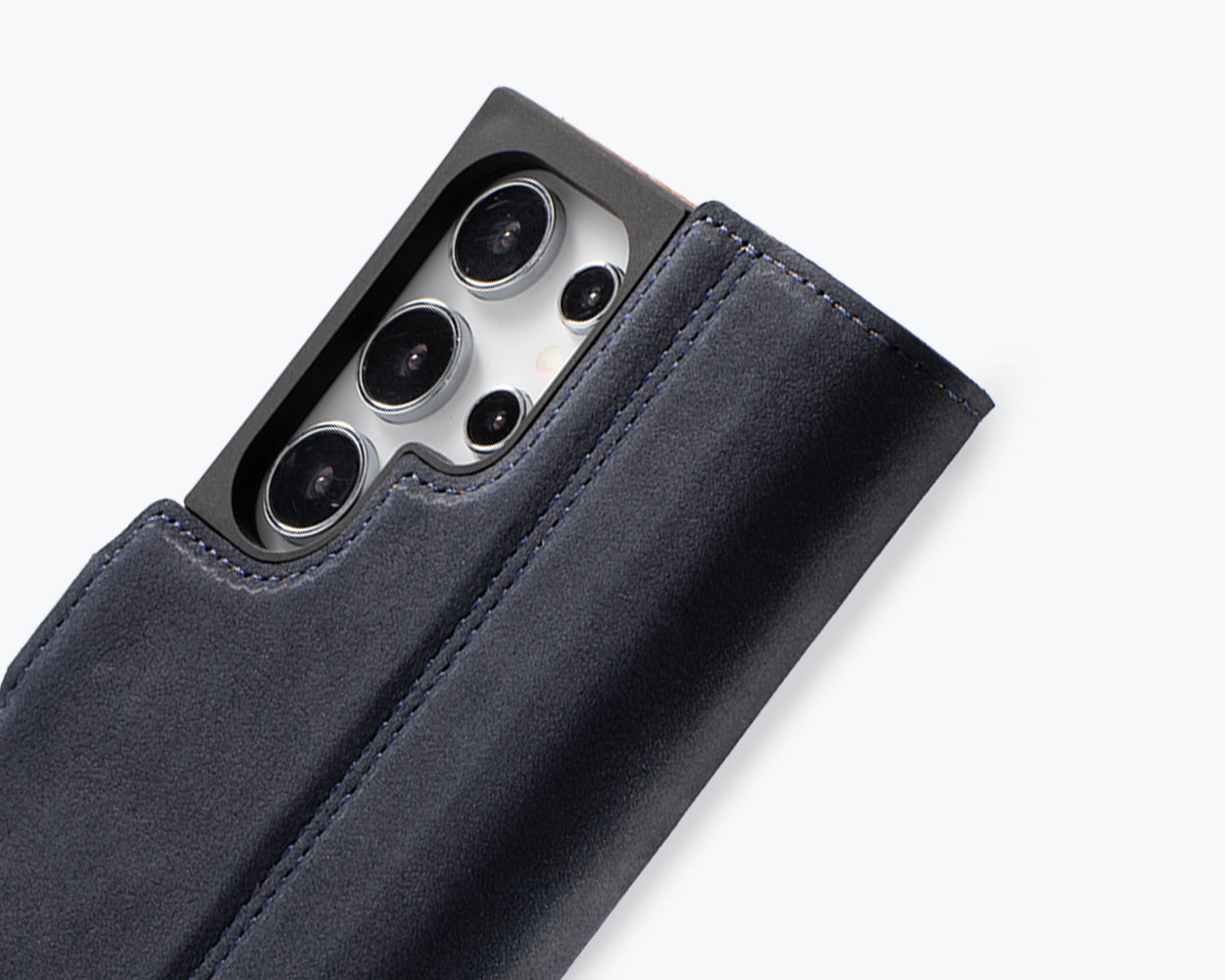 Samsung Galaxy S25 Ultra - Vintage Leather Wallet Phone Case