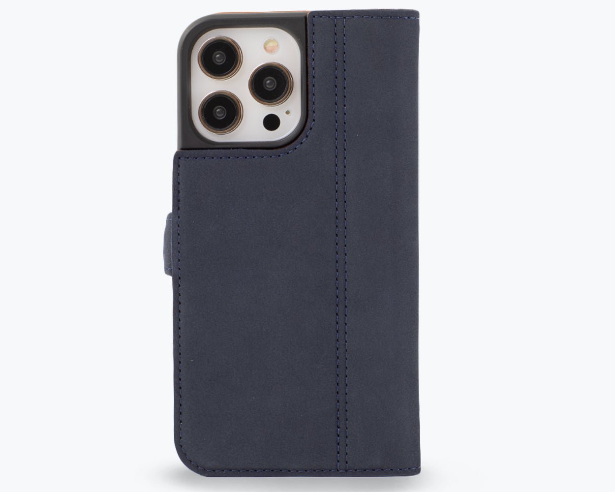 Apple iPhone 14 Pro Max - Vintage Leather Wallet Phone Case (Side Clasp)