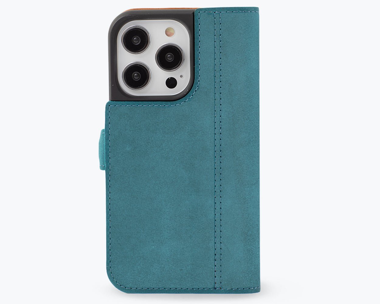 Apple iPhone 14 Pro - Vintage Leather Wallet Phone Case (Side Clasp)