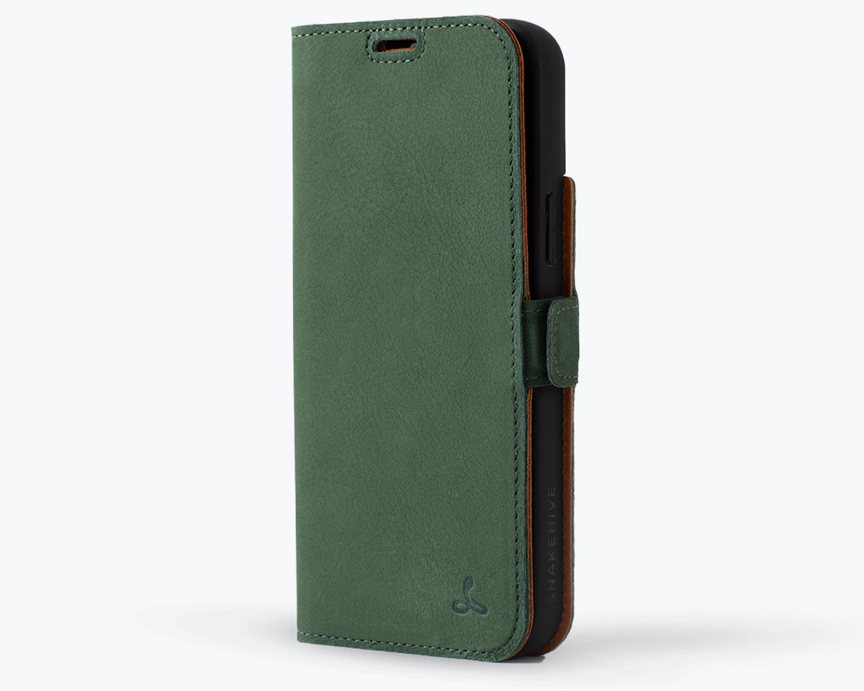 Apple iPhone 15 Plus - Vintage Leather Wallet Phone Case (Side Clasp)