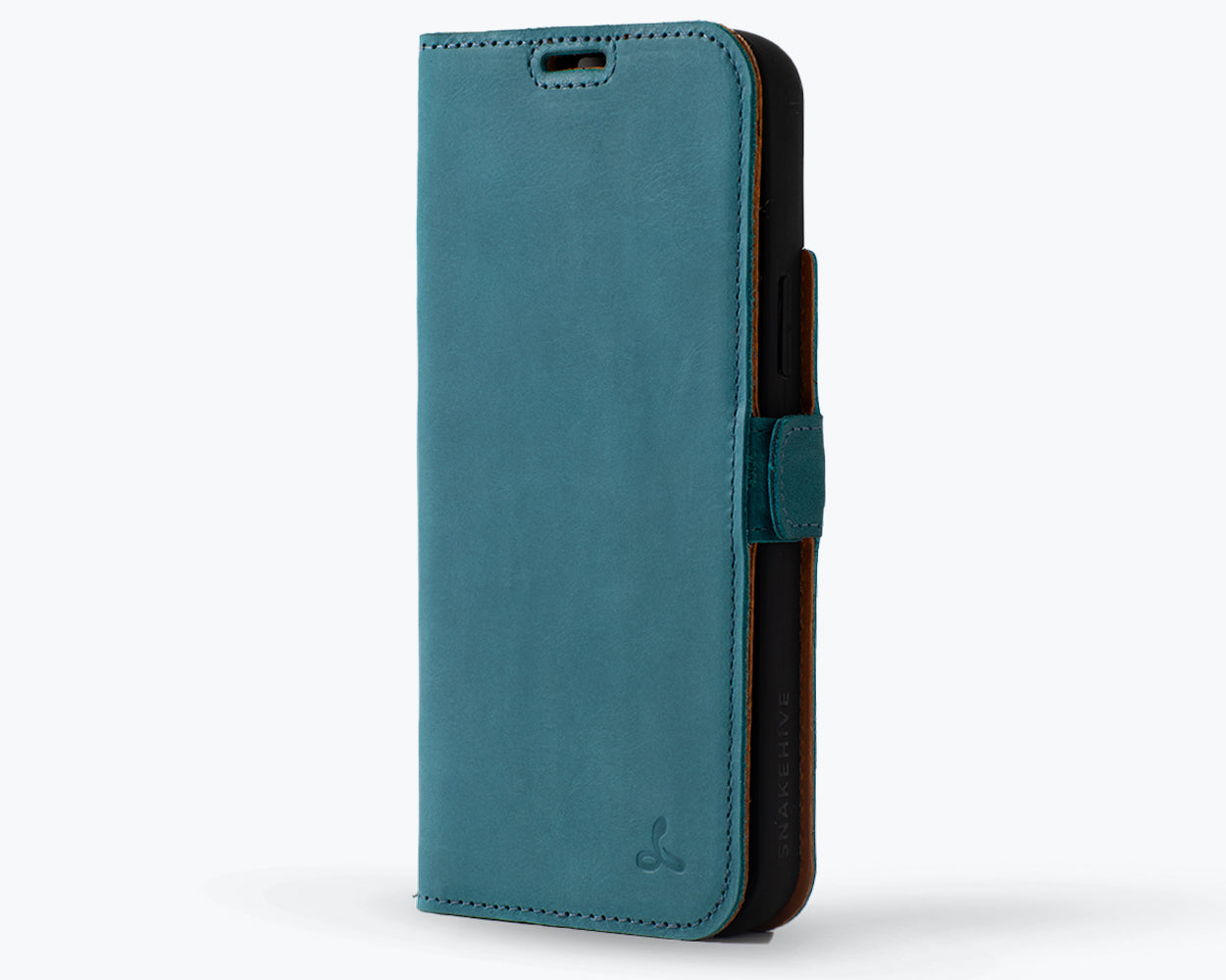 Apple iPhone 15 Plus - Vintage Leather Wallet Phone Case (Side Clasp)