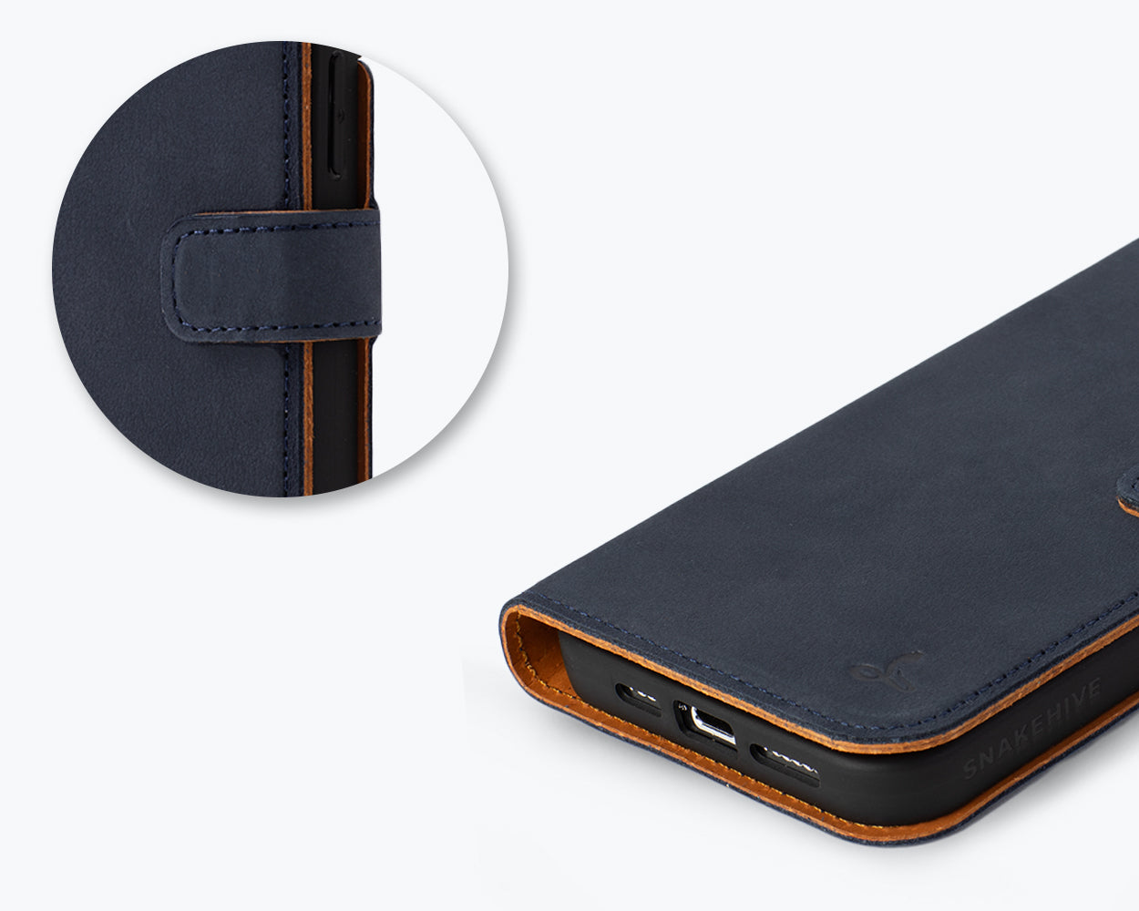 Apple iPhone 15 Pro - Vintage Leather Wallet Phone Case