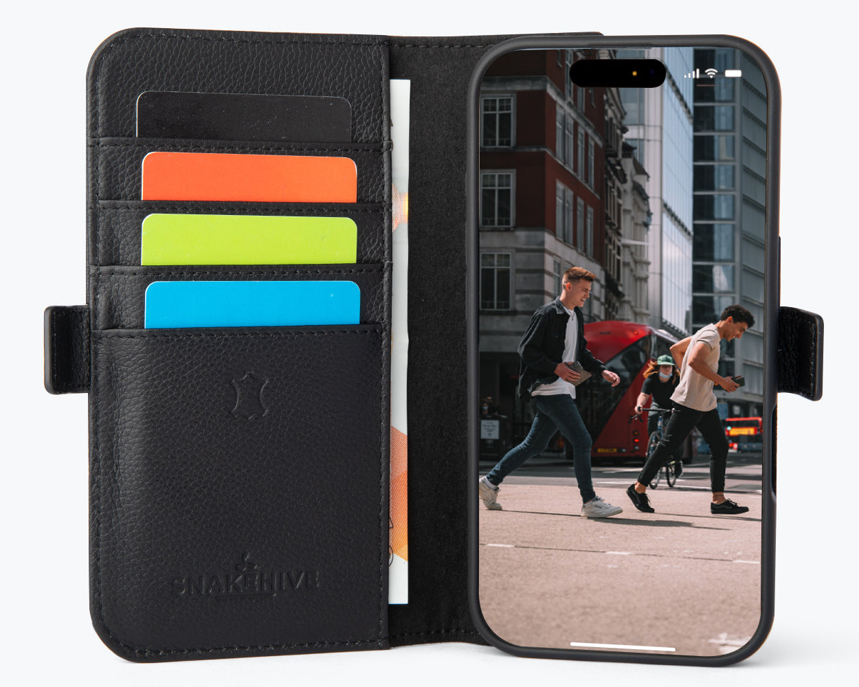 Apple iPhone 17 - Metro Leather Wallet Phone Case