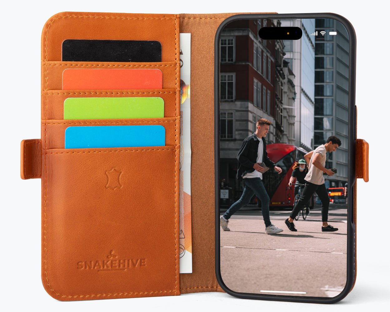 Apple iPhone 17 - Metro Leather Wallet Phone Case