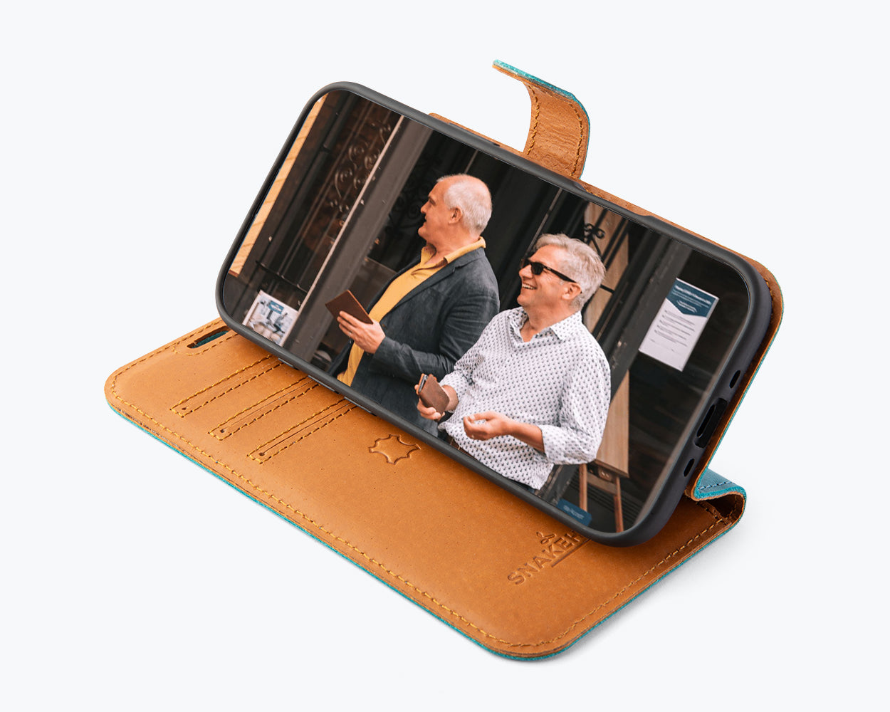 Apple iPhone Air - Vintage Leather Wallet Phone Case