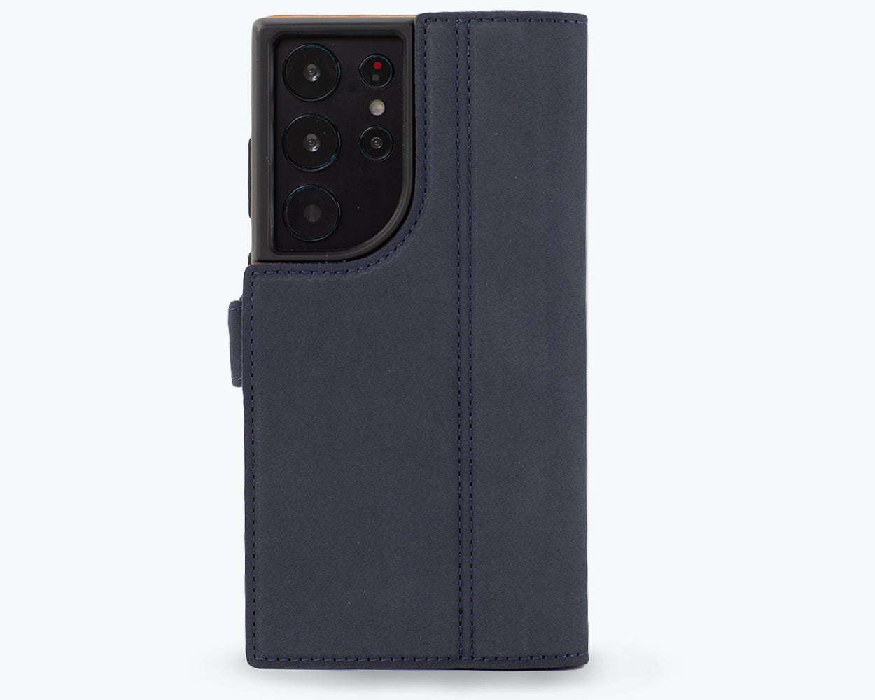 Samsung Galaxy S23 Ultra - Vintage Leather Wallet Phone Case (Side Clasp)