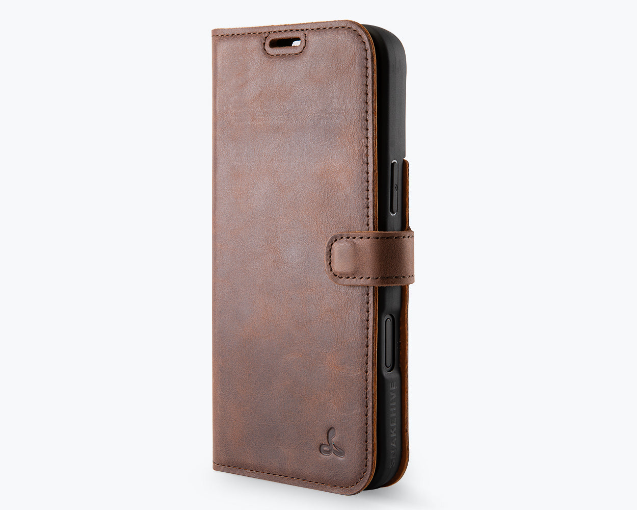 Apple iPhone 16 Plus - Vintage Leather Wallet Phone Case