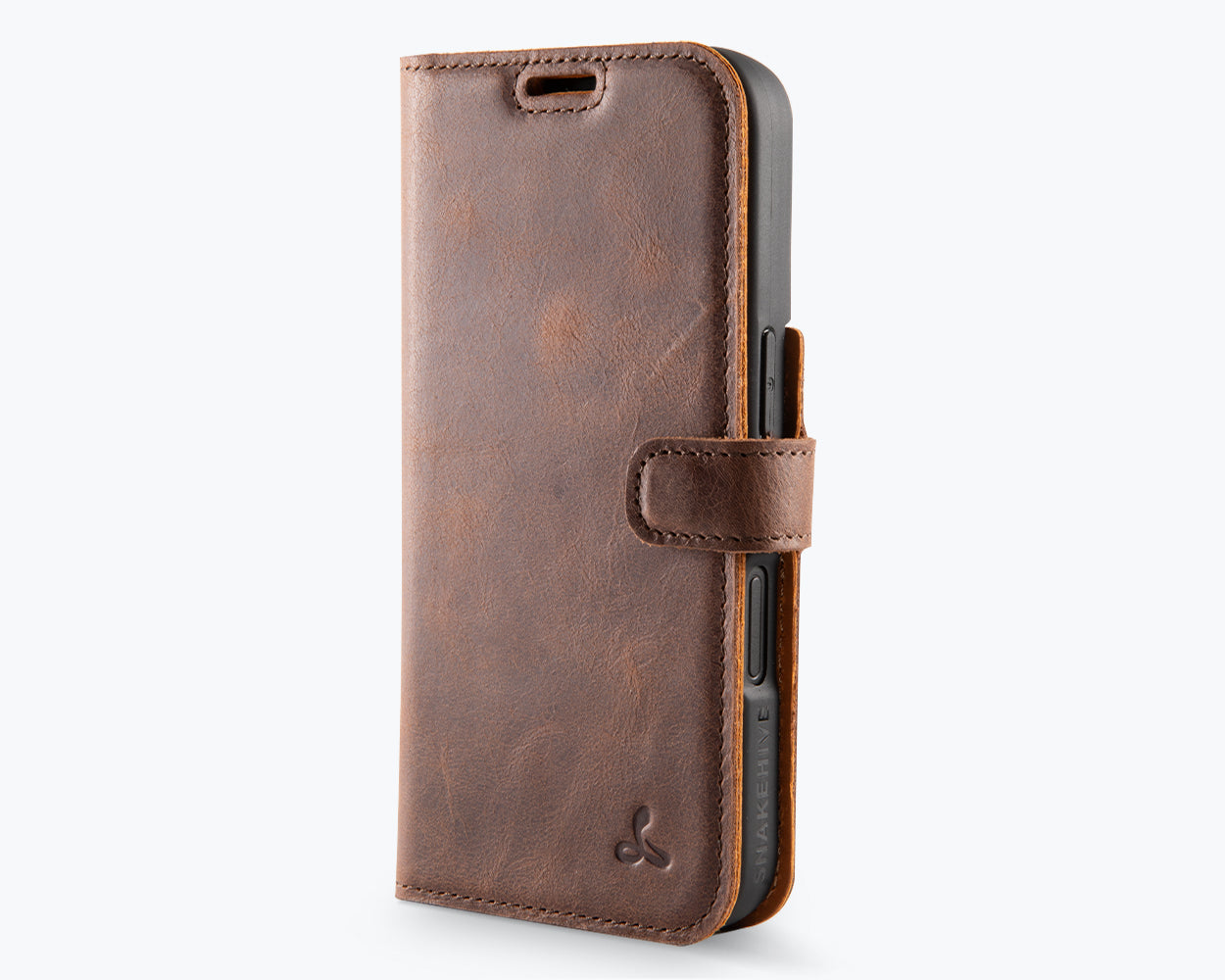 Apple iPhone 16 - Vintage Leather Wallet Phone Case