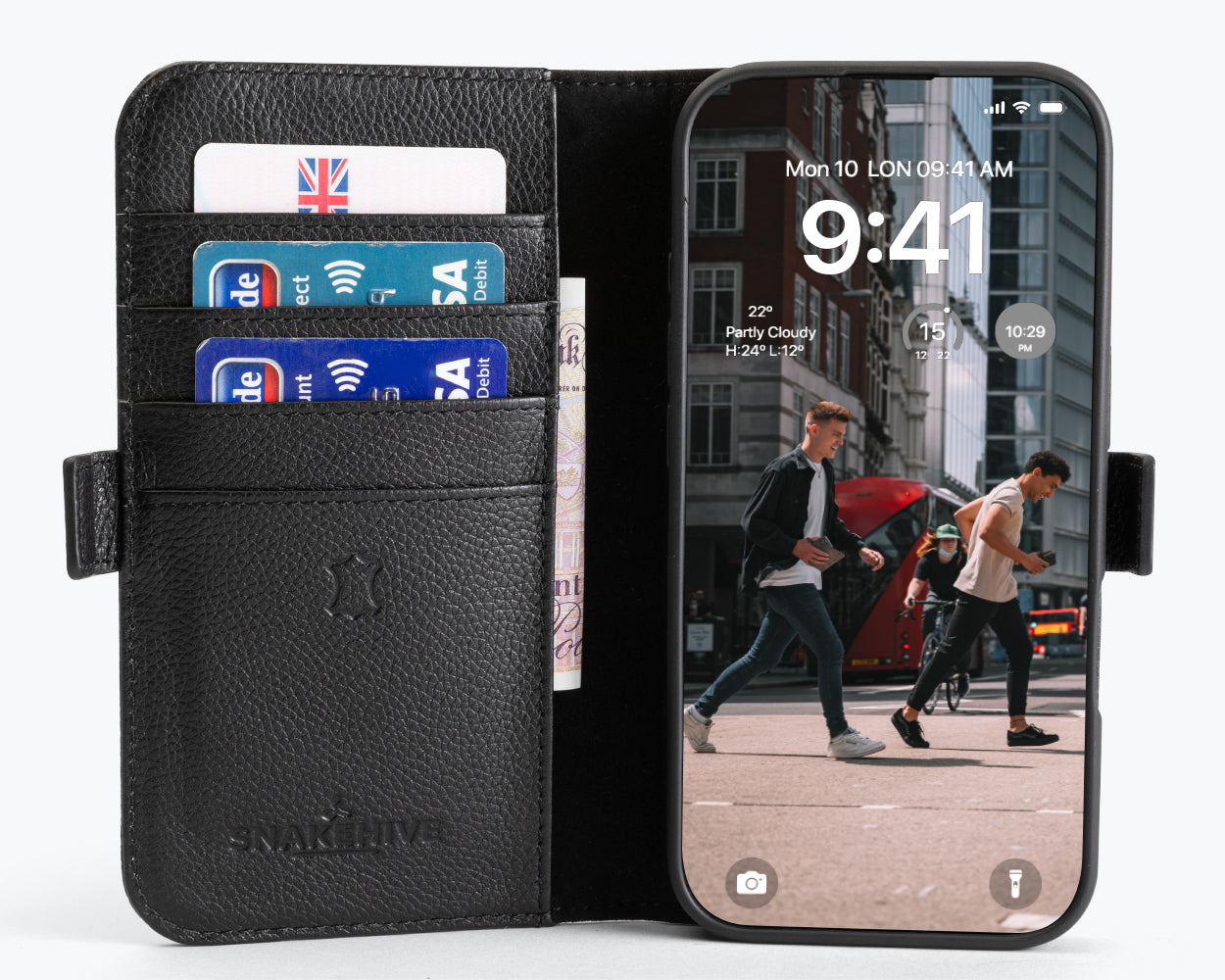 Apple iPhone 16 Pro Max - Metro Leather Wallet Phone Case