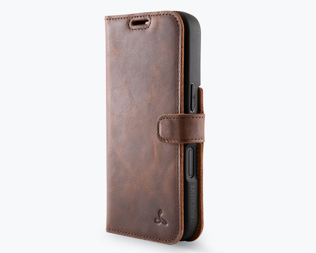 Apple iPhone 16 Pro Max - Vintage Leather Wallet Phone Case