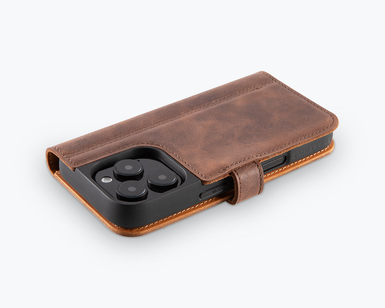 Apple iPhone 16 Pro Max - Vintage Leather Wallet Phone Case