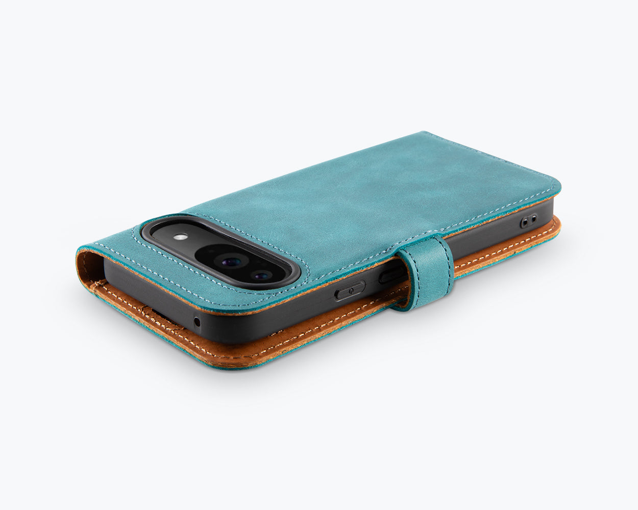 Google Pixel 9 - Vintage Leather Wallet Phone Case