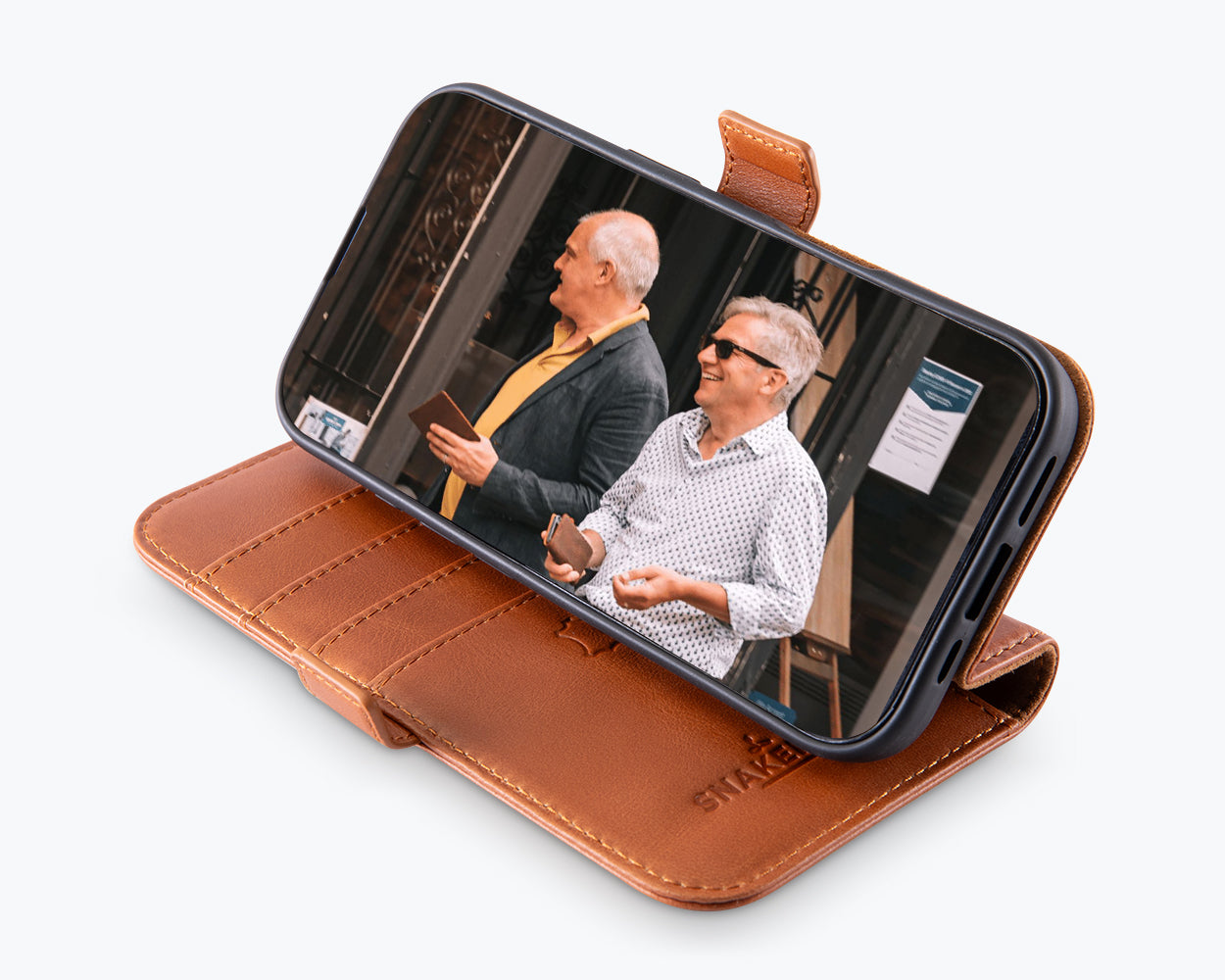 Apple iPhone 16 - Metro Leather Wallet Phone Case